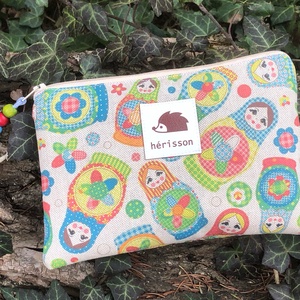 Matrjoskák. Vidám sminkcucc-tartó/pipere - táska & tok - neszesszer - Meska.hu