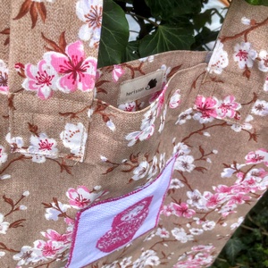 TAVASZI MATRYOSHKA. Nagyméretű, jól pakolható shopper. - táska & tok - bevásárlás & shopper táska - shopper, textiltáska, szatyor - Meska.hu