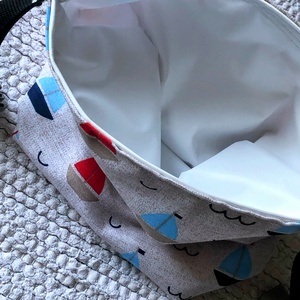 s a i l i n g _ lunchbag - táska & tok - uzsonna- & ebéd tartó - szendvics csomagoló - Meska.hu