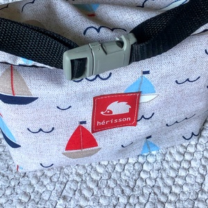 s a i l i n g _ lunchbag - táska & tok - uzsonna- & ebéd tartó - szendvics csomagoló - Meska.hu