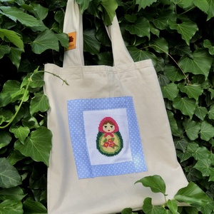 MATRYOSHKA. Recycled shopper.  - táska & tok - bevásárlás & shopper táska - shopper, textiltáska, szatyor - Meska.hu