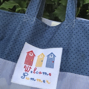 welcome summer _ shopper - táska & tok - bevásárlás & shopper táska - shopper, textiltáska, szatyor - Meska.hu