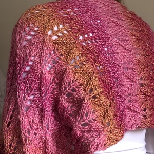 Raspberry shrug _ Kézzel kötött puha és meleg bolero - ruha & divat - női ruha - bolero - Meska.hu