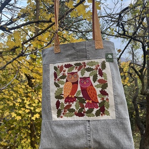 a u t u m n. d a y s No. 4.  XL baglyos shopper  - Meska.hu