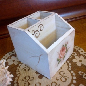 Fa ceruzatartó vagy fakanáltartó -  - Meska.hu