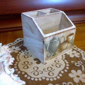 Fa ceruzatartó vagy fakanáltartó -  - Meska.hu