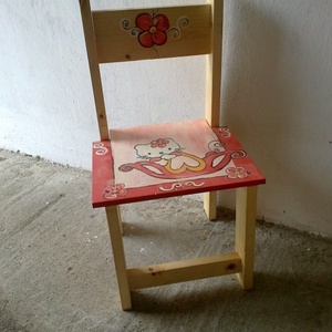 Gyerek Asztal és szék Hello Kitty -  - Meska.hu