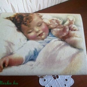 Keresztelő ajándék doboz (Névreszóló) -  - Meska.hu