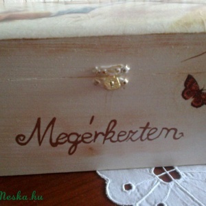 Keresztelő ajándék doboz (Névreszóló) -  - Meska.hu