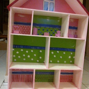 Babaház és polc 100%  kézzel készült  ÓRIÁS -  - Meska.hu