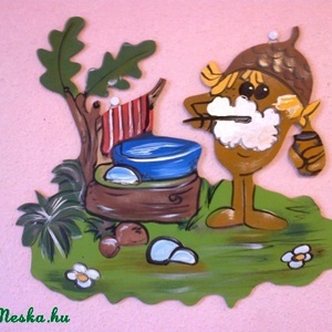 Fali dekor fali kép Makk Marci -  - Meska.hu