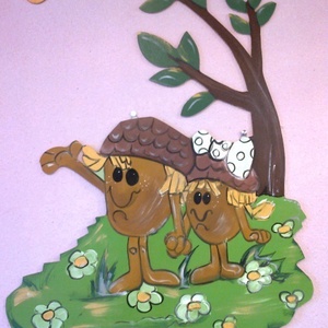 Fali dekor fali kép Makk Marci -  - Meska.hu