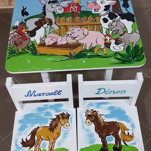  Gyerek Asztal és szék  - otthon & életmód - babaszoba, gyerekszoba - gyerek asztal székkel - Meska.hu
