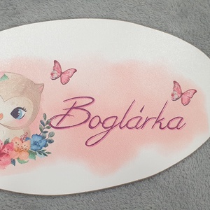 Egyedi Névtábla, Otthon & Életmód, Babaszoba, gyerekszoba, Gyerek névtábla, Festett tárgyak, Fotó, grafika, rajz, illusztráció, MESKA