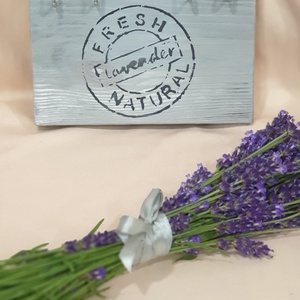 Dekorált fa kulcstartó, Otthon & Életmód, Fali kulcstartó, Fali és függő dekoráció, Dekoráció, Decoupage, transzfer és szalvétatechnika, MESKA