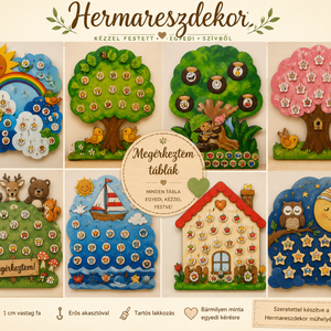 � Megérkeztem tábla � egyedi, kézzel festett óvodai dekoráció - játék & sport - ovis felszerelés - egyéb ovis kiegészítő - Meska.hu