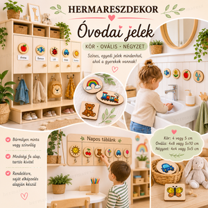 Óvodai jel  - játék & sport - ovis felszerelés - óvodai jelek - Meska.hu