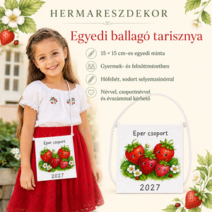 Egyedi ballagó tarisznya névvel és csoport névvel � választható, mesés Hermareszdekor mintával   - táska & tok - kézitáska & válltáska - tarisznya - Meska.hu
