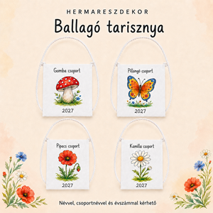 Egyedi ballagó tarisznya névvel és csoport névvel � választható, mesés Hermareszdekor mintával   - Meska.hu