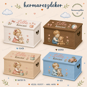 Játéktároló láda - otthon & életmód - tárolás & rendszerezés - láda - Meska.hu