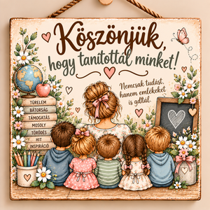 �� Pedagógus ajándék � egyedi, személyre szabható falitábla  - Meska.hu