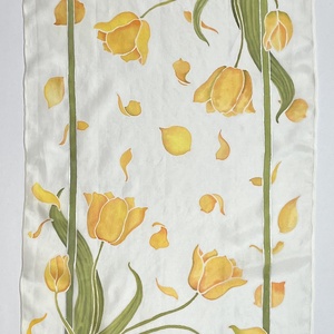Szecessziós hangulat sárga tulipánokkal - Meska.hu