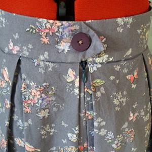 Virágos szoknya - ruha & divat - női ruha - szoknya - Meska.hu