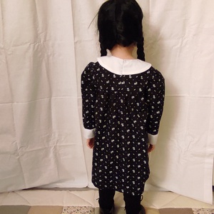 Wednesday Addams lány jelmez  - ruha & divat - jelmez & álarc - jelmez - Meska.hu