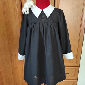 Wednesday Addams lány jelmez 134-es - Meska.hu
