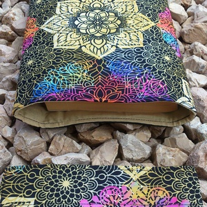 Mandalás könyv védő/ tablet tok - vízálló - könyvjelzővel szettben - könyv & zene - könyvtok - Meska.hu