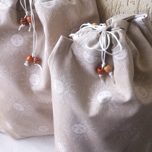 Akciós! Kenyeres zsák - péksüteményes zsák - napsugaras - zero waste- nagy méret - ajándék - táska & tok - bevásárlás & shopper táska - kenyeres zsák - Meska.hu