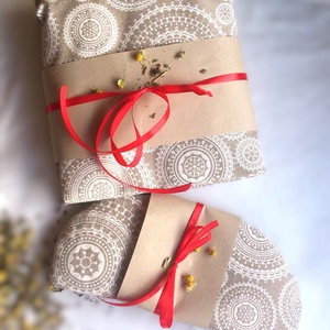 Akciós! Aromaterápiás - Bio relax- szett - szempárna +testpárna - ajándék  - mandalás, Szépségápolás, Egészségmegőrzési kellékek, Gyógynövénypárna, Varrás, MESKA