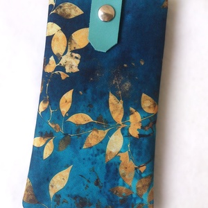 Türkizkék - arany vízálló szemüveg/telefontok - ajándék  - Meska.hu