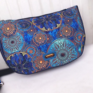 Türkizkék mandalás Cross body - oldaltáska, testtáska  - vízálló - ajándék - Heva táska - Anyák napja - táska & tok - kézitáska & válltáska - vállon átvethető táska - Meska.hu