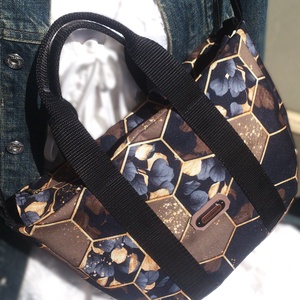 Capuccino -kék - Cross body - oldaltáska, testtáska  - vízálló - ajándék - Anyák napja - testtáska - táska & tok - kézitáska & válltáska - vállon átvethető táska - Meska.hu