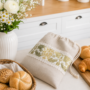 Kenyeres zsák  - péksüteményes zsák - zero waste- ajándék - ünnepi - táska & tok - bevásárlás & shopper táska - kenyeres zsák - Meska.hu