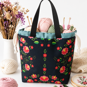 Kézimunka táska/ - ajándék- projekt bag - választható mintákkal - ebédes táska -variálható táska - táska & tok - variálható táska - Meska.hu