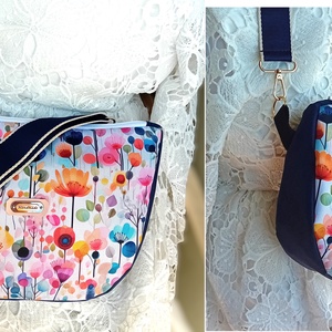 Cross body - tavaszi - oldaltáska, testtáska  - vízálló - ajándék - Heva táska -  - táska & tok - kézitáska & válltáska - vállon átvethető táska - Meska.hu