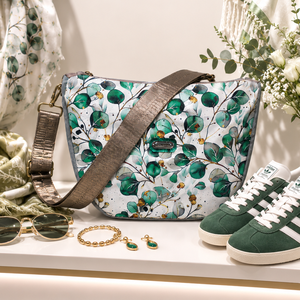 Cross body - tavaszi, menta- oldaltáska, testtáska  - vízálló - ajándék - Heva táska -  - táska & tok - kézitáska & válltáska - vállon átvethető táska - Meska.hu
