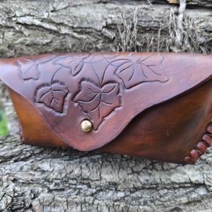 Bőr szemüvegtok  - táska & tok - pénztárca & más tok - szemüvegtok - Meska.hu