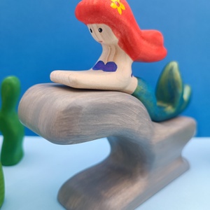 Sellő fa játék figura, Játék & Sport, Plüssállat & Játékfigura, Más figura, Famegmunkálás, MESKA
