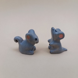 Fából készült kisegér figura  - játék & sport - plüssállat & játékfigura - más figura - Meska.hu