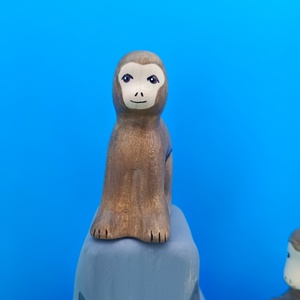 Fa majom  játék figura - játék & sport - plüssállat & játékfigura - majom - Meska.hu