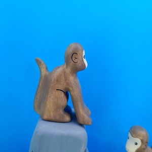 Fa majom  játék figura, Játék & Sport, Plüssállat & Játékfigura, Majom, Famegmunkálás, Festett tárgyak, MESKA
