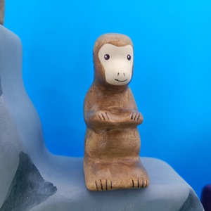 Fa majom  játék figura - játék & sport - plüssállat & játékfigura - majom - Meska.hu