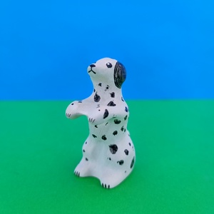 Fa pitiző dalmata kutya játék figura - játék & sport - plüssállat & játékfigura - más figura - Meska.hu