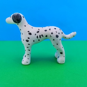 Fa dalmata kutya játék figura, Játék & Sport, Plüssállat & Játékfigura, Más figura, Famegmunkálás, Festett tárgyak, MESKA