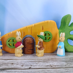 Húsvéti répaházikó  - játék & sport - szerepjáték - Meska.hu