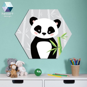Panda - babaszoba dekoráció, fali kép, Otthon & Életmód, Babaszoba, gyerekszoba, Babaszoba kép, Fotó, grafika, rajz, illusztráció, MESKA