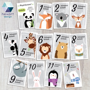 Babakártyák - egyedi megérkeztem kártyával, Ruha & Divat, Babaruha & Gyerekruha, Babafotózási ruha és kellék, Fotó, grafika, rajz, illusztráció, MESKA